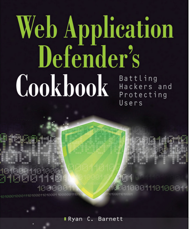 Web Application Defender's Cookbook cover